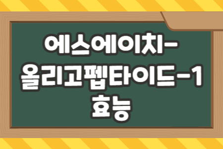 에스에이치-올리고펩타이드-1 효능