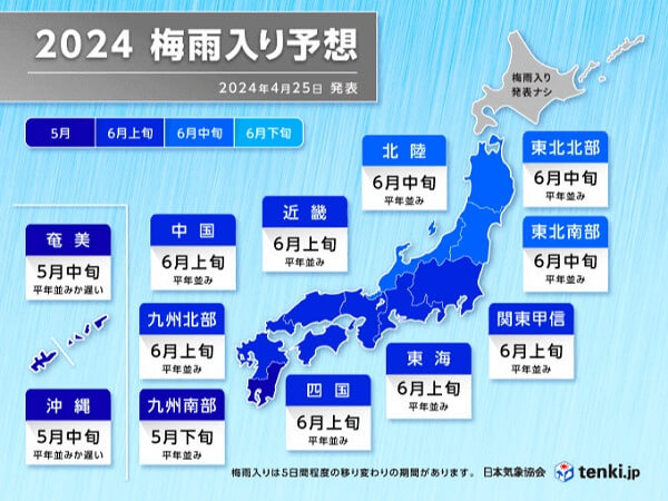 일본 여행팁 🔰 2025년 일본 장마 기간