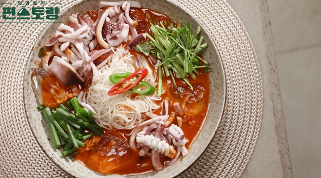  편스토랑 류수영 갈배 물회 갈배 물회 양념장 레시피