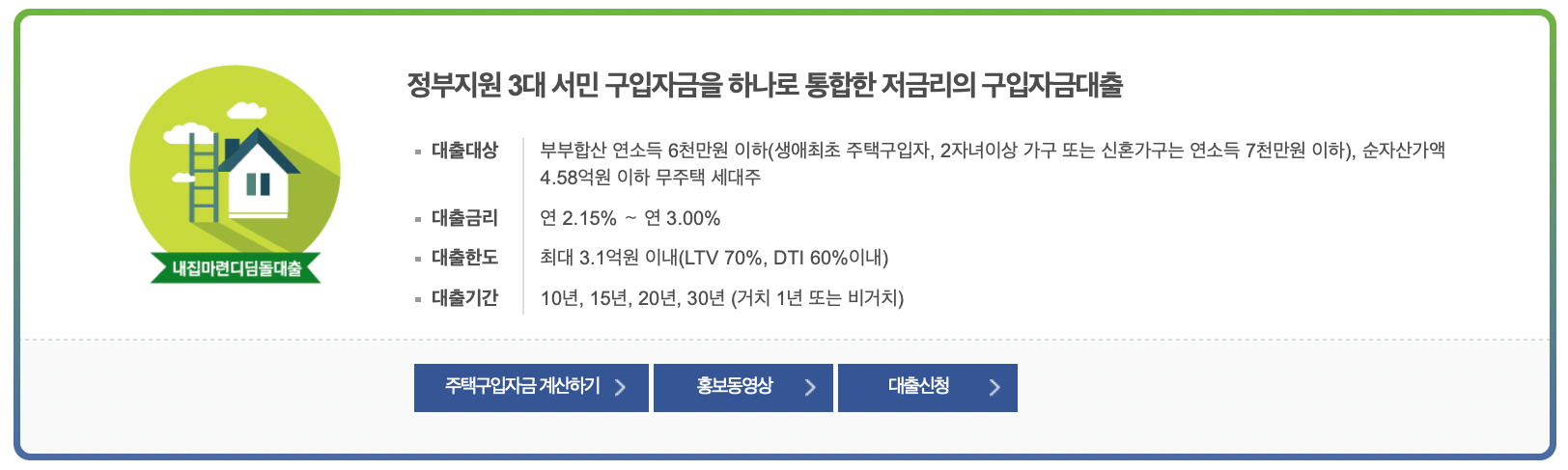 내집마련-디딤돌-자격