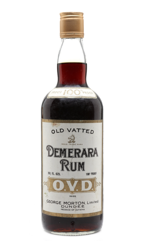 George Morton Old Vatted Demerara Rum (O.V.D)
