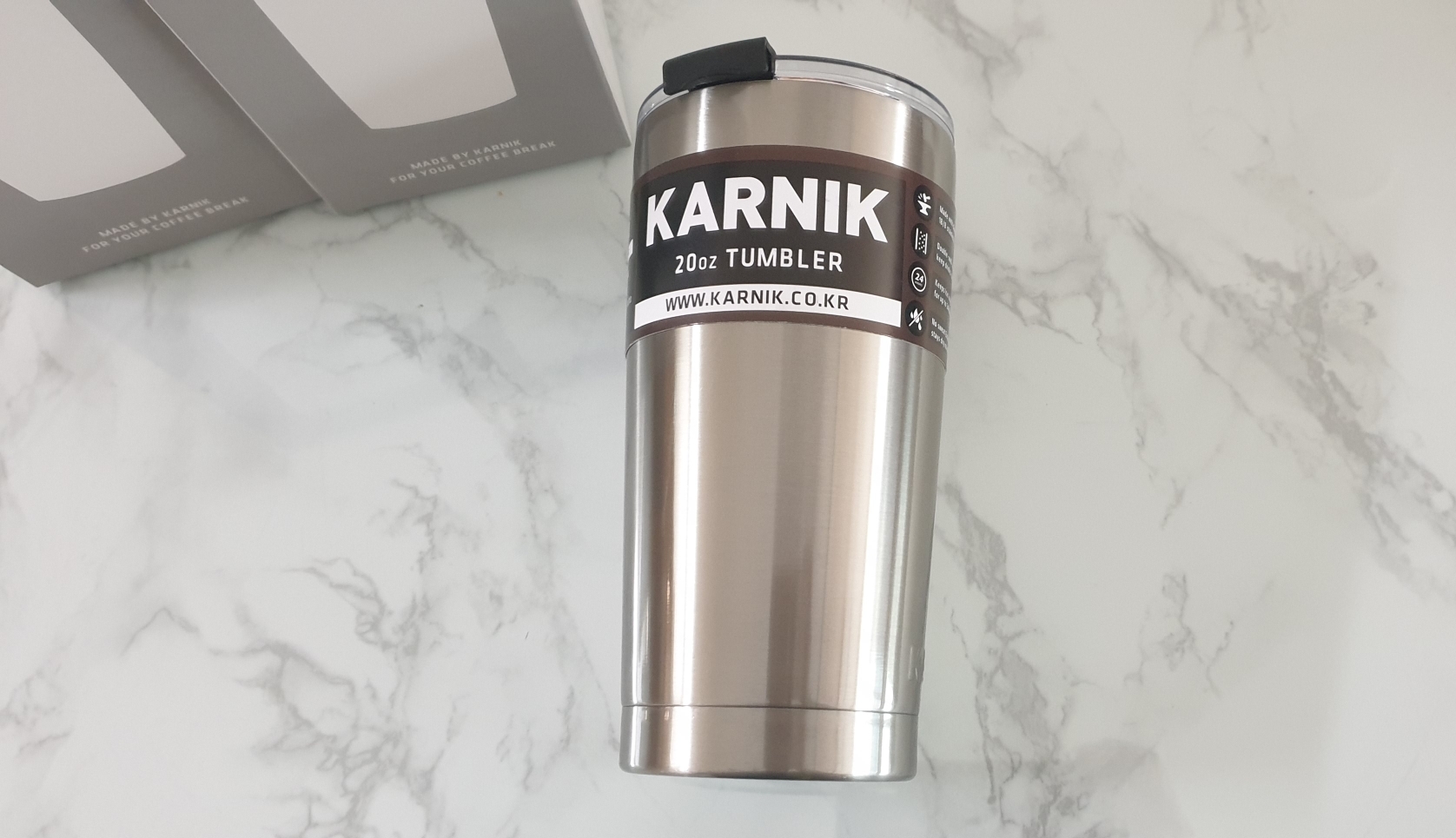  손이 뜨겁지 않은 보온보냉 스텐컵 KARNIK 텀블러 구입후기