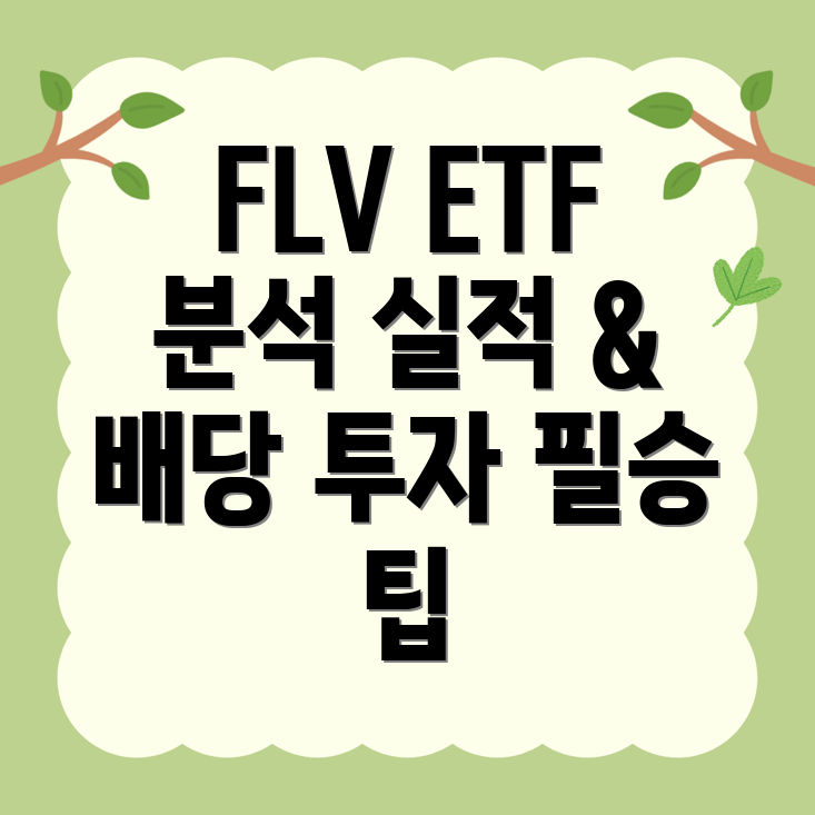 FLV ETF 주가 전망