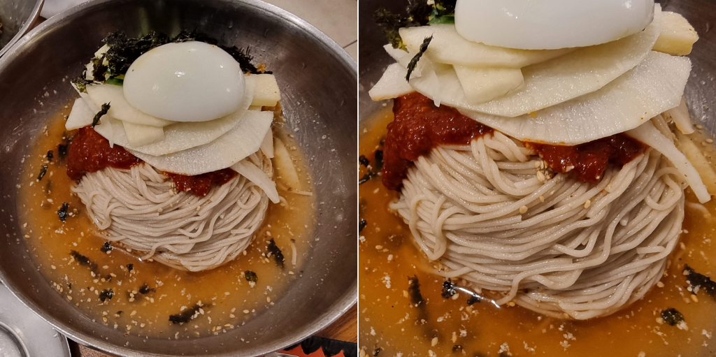 광릉불고기-비빔막국수