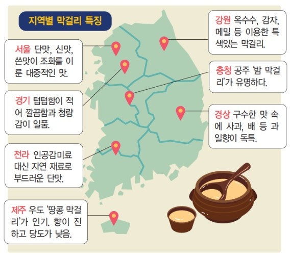  경상도 막걸리 뜻 소개 부산 대구 울산 경주 안동 밀양 거제 문경 영덕 지역막걸리 지방막걸리