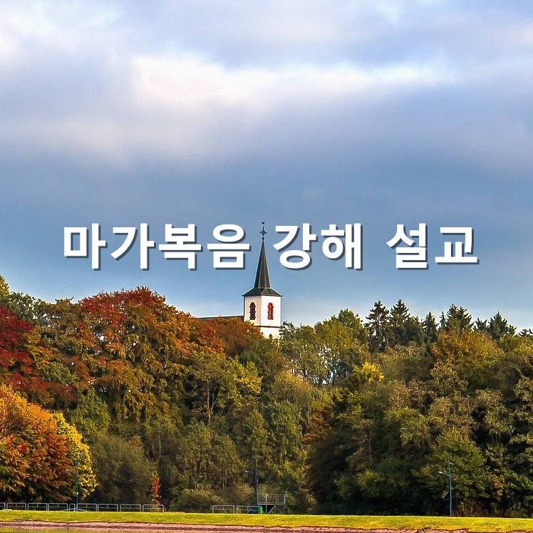  마가복음 강해 설교