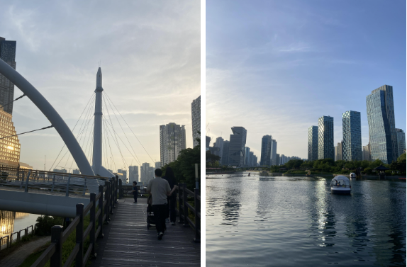 송도센트럴공원 모습