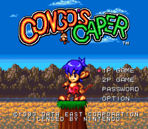  SNES ROMS - Congo's Caper (EUROPE / 유럽판 롬파일 다운로드)