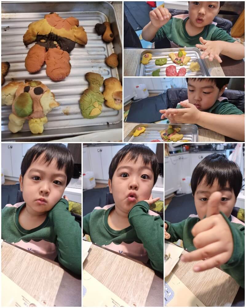  아이와 함께한 과자만들기세트(토이쿠키)