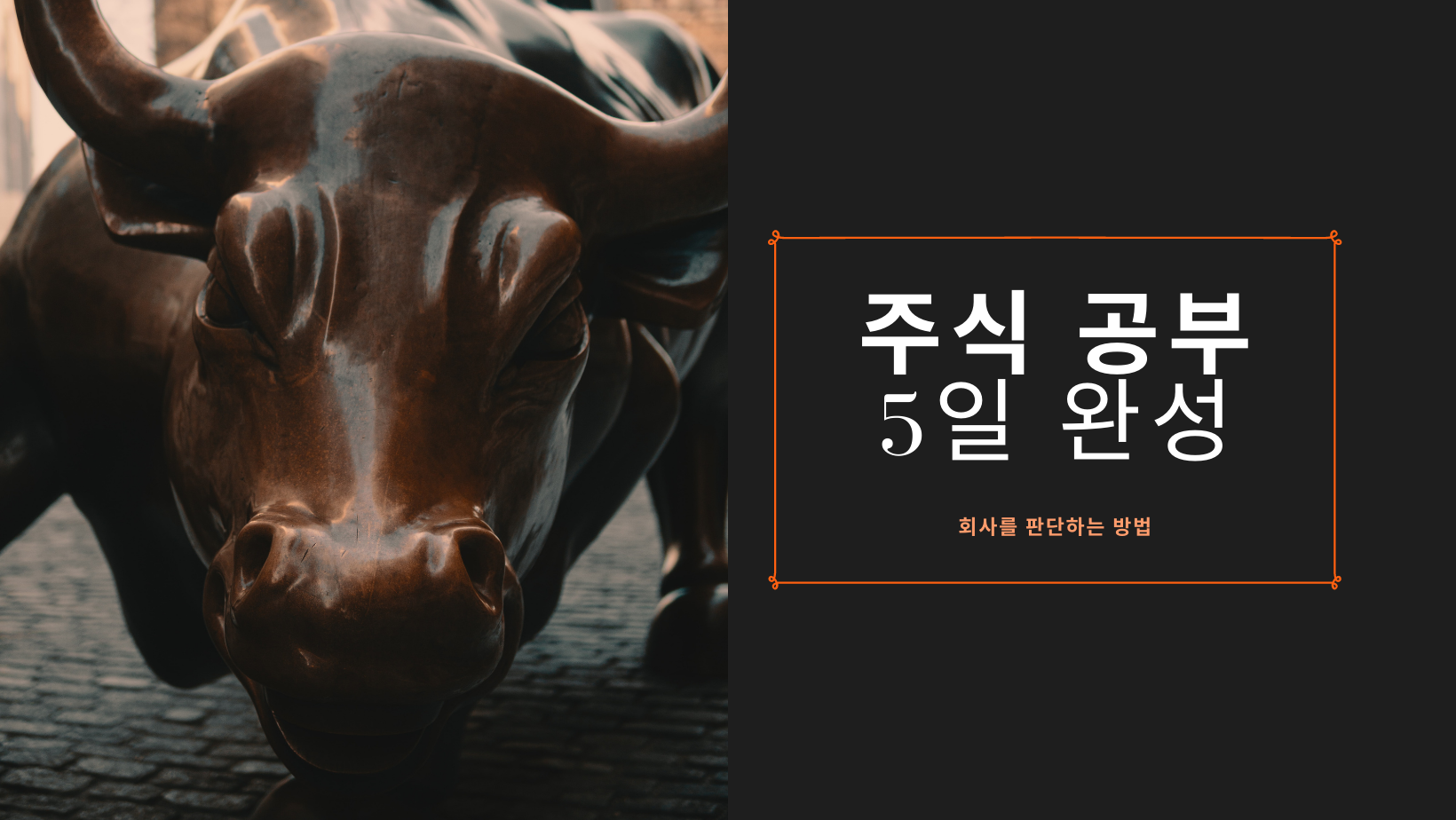  주식 공부 5일 완성 - 회사를 판단하는 방법