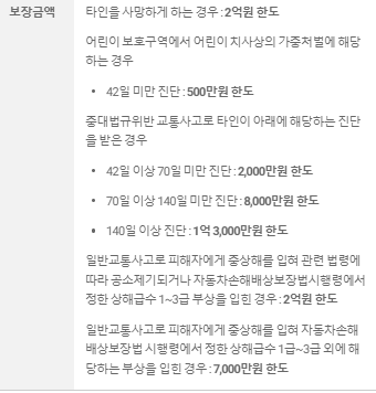 캐롯손해보험 운전자보험 보장내용 할인 특약 보험료 가입