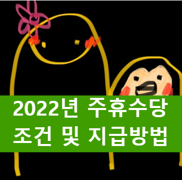  2022년 주휴수당 조건 및 지급방법