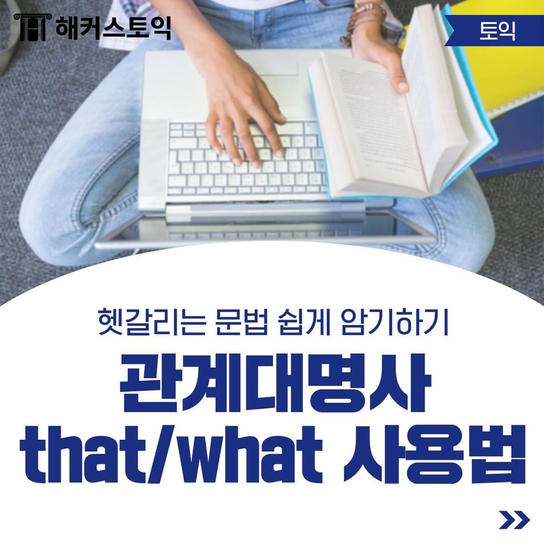  관계대명사 that/what 사용법