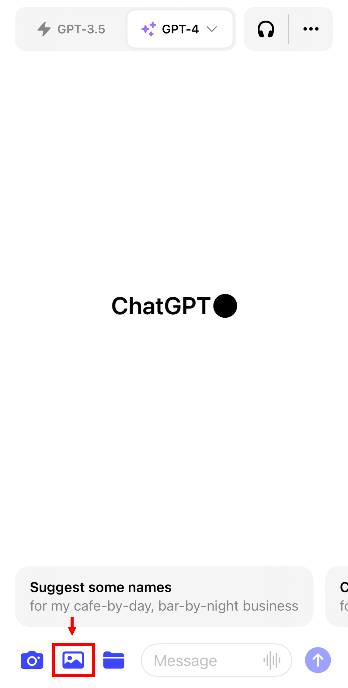 챗GPT(ChatGPT)-앱-왼쪽-하단-이미지-추가-버튼