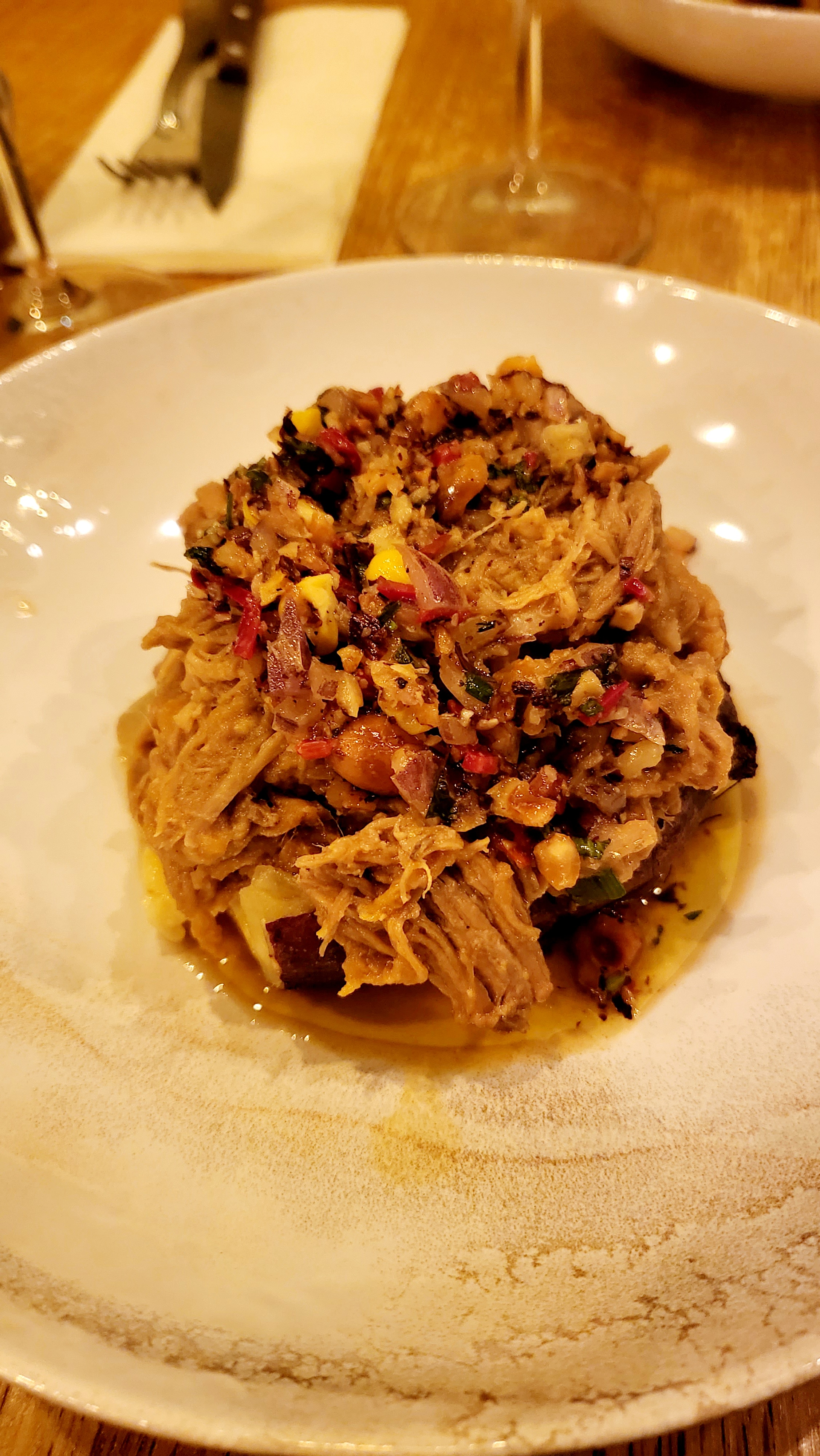 Pulled pork dish