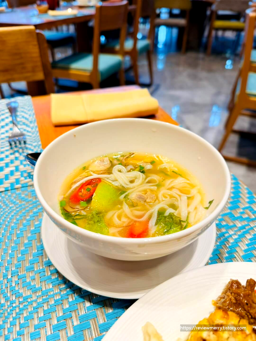 조리된 쌀국수