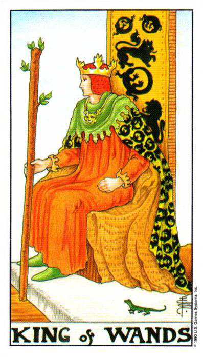  [웨이트 카드 해석] King of Wands 킹 완드 타로 카드 정방향 & 역방향 해석