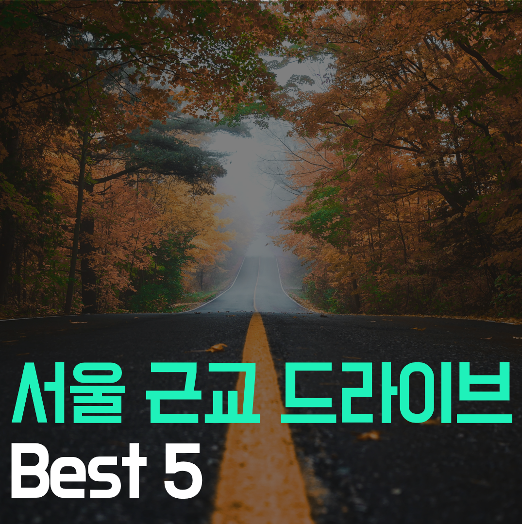  서울 근교 드라이브 코스 BEST 5, 서울 근교로 드라이브하기 좋은곳입니다