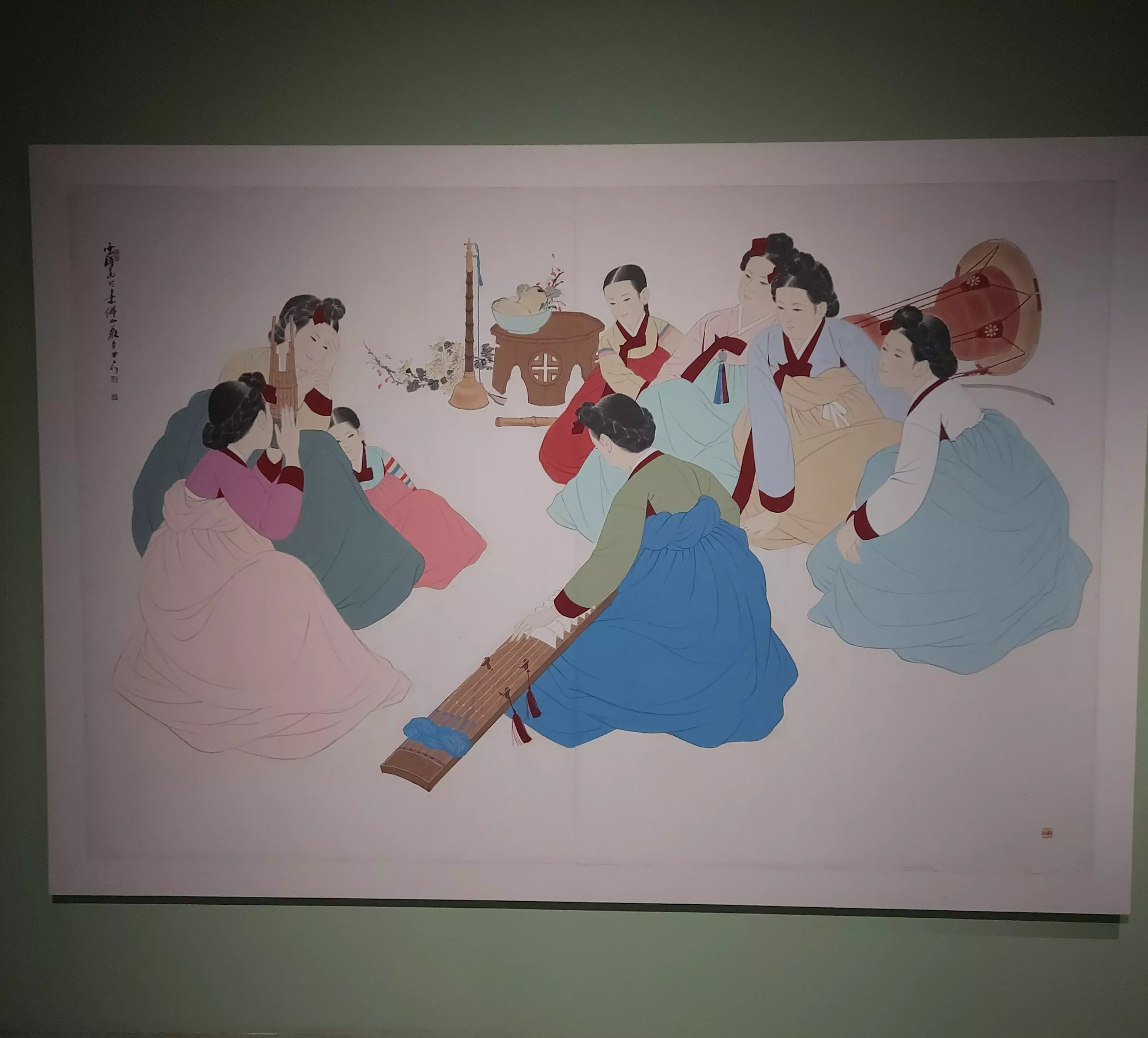 목불 장운상이 972년에 제작한 한가로운 날이라는 작품