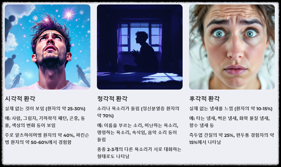 할루시네이션의 유형