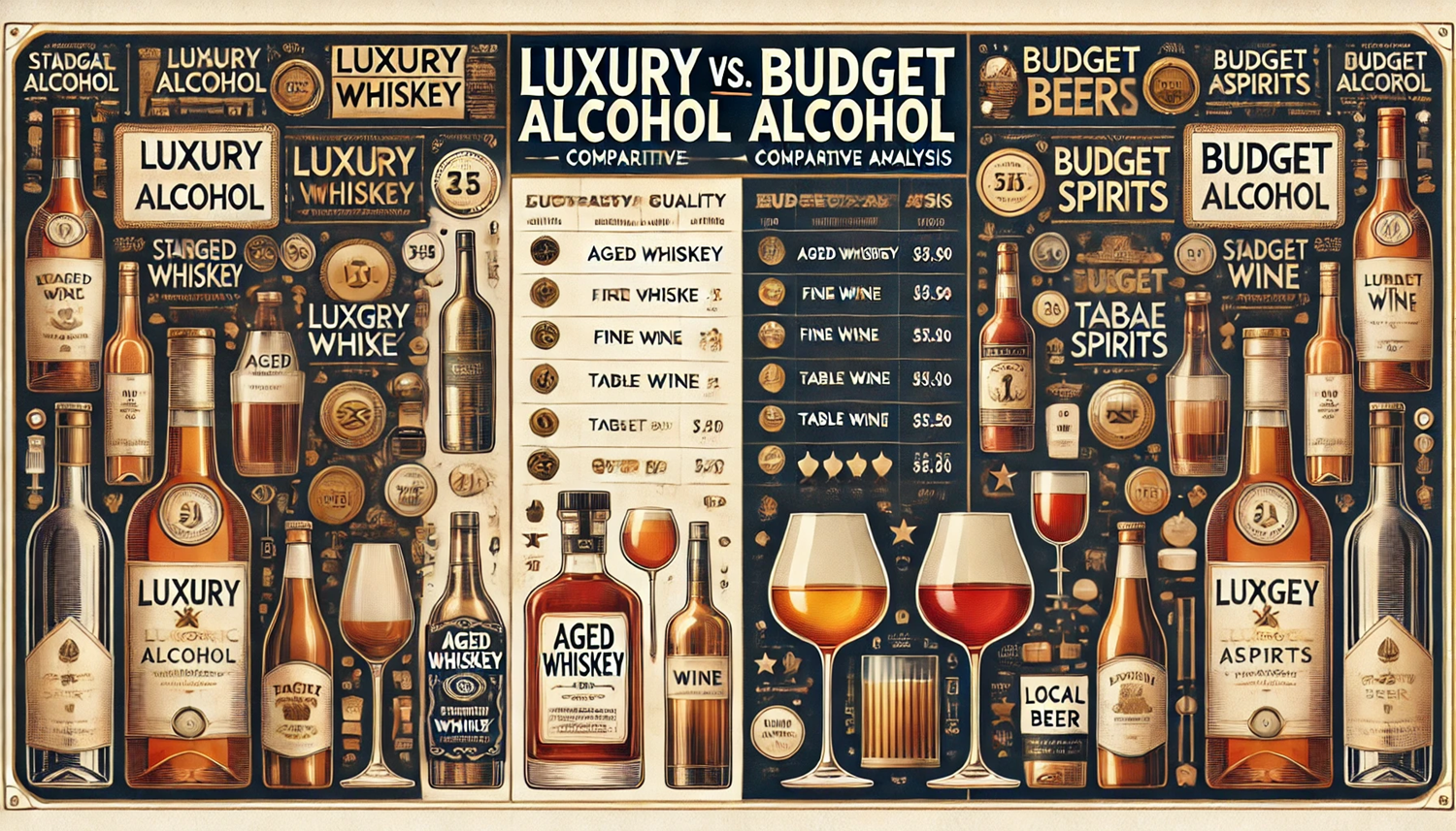 고가 주류와 가성비 주류 비교 분석