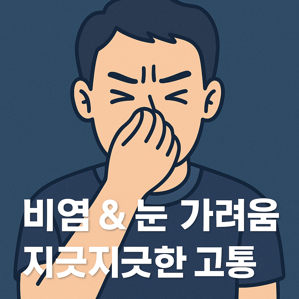비염과 눈 간지러움 때문에 일상생활이 힘드시죠? 이 글에서는 비염과 눈 간지러움의 주요 원인부터 집에서 쉽게 따라 할 수 있는 효과적인 완화 방법, 그리고 병원 방문이 필요한 경우까지 자세히 알려드립니다.