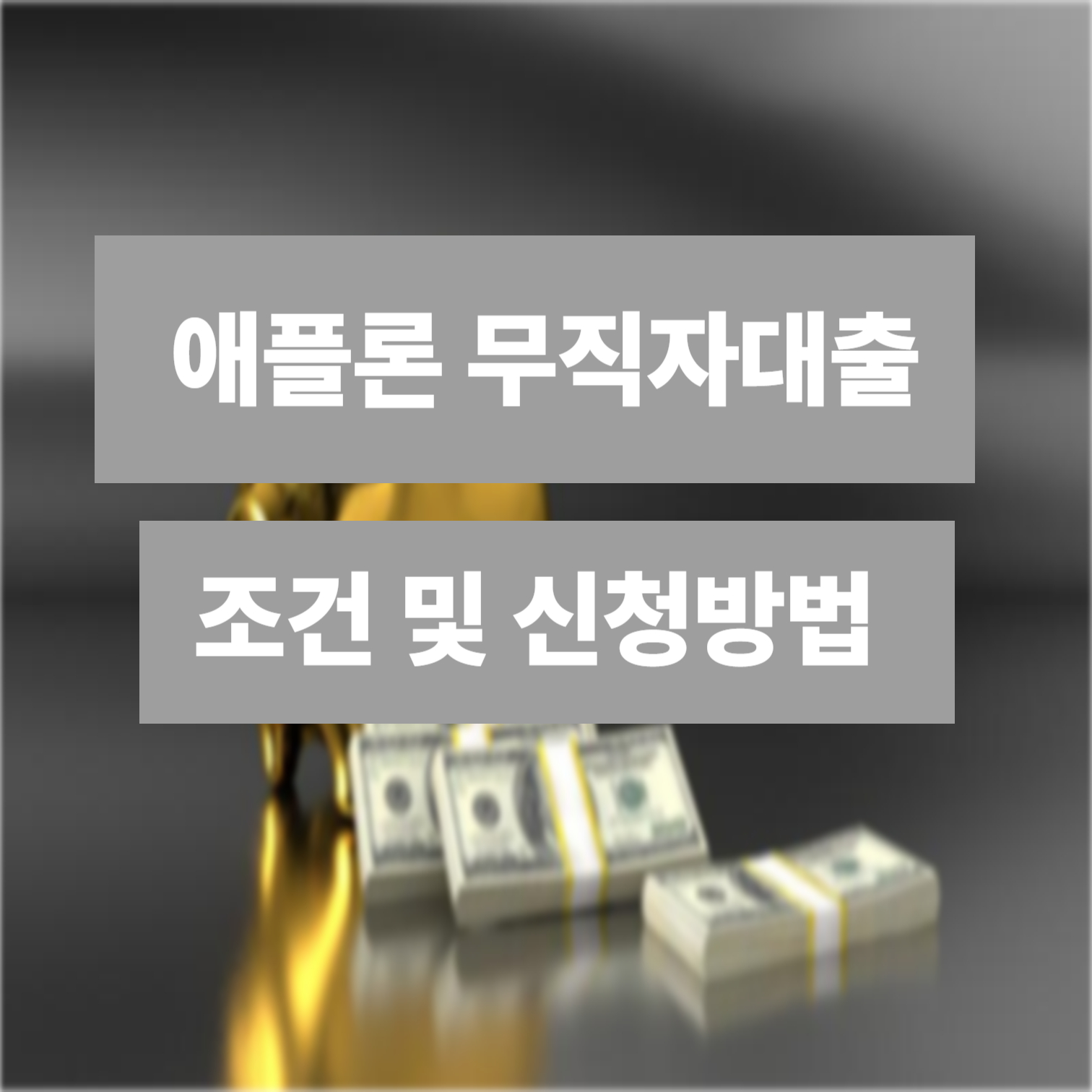 애플론 무직자대출