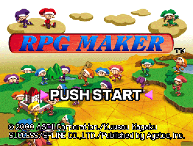  Agetec - RPG 메이커 북미판 RPG Maker USA (플레이 스테이션 - PS - iso 다운로드)