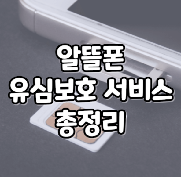 알뜰폰 유심보호서비스
