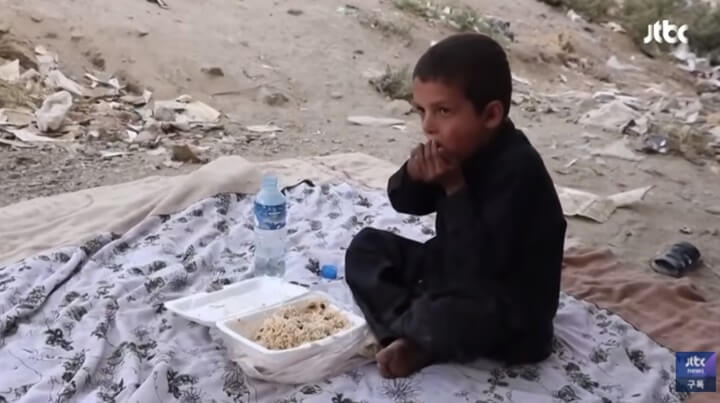 아프가니스탄-피난민아이