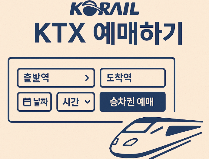 코레일 KTX 예매하기 - 빠르고 간편한 방법