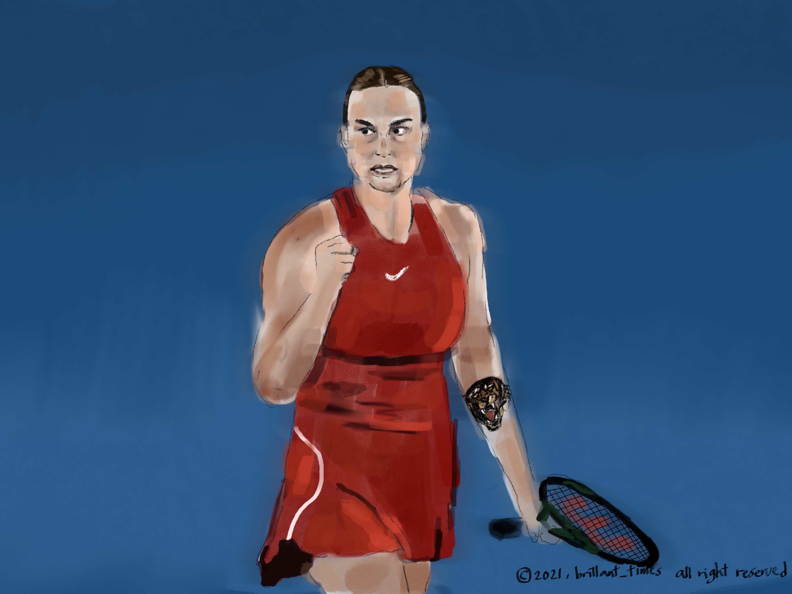아리나 사발렌카 호주오픈 여자 테니스 선수