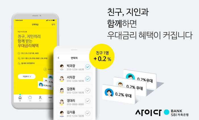  [적금추천] SBI 저축은행 사이다뱅크 인맥적금