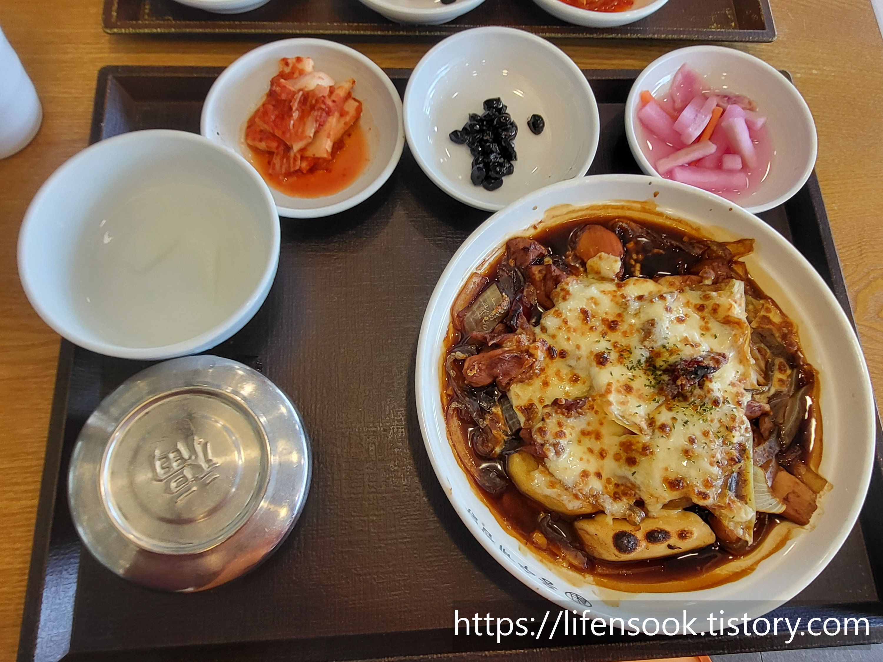 홍수계찜닭 이수역파스텔시티점 치즈찜닭한상