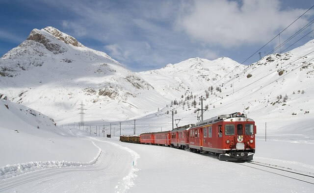 알프스의 나라&#44; 스위스의 겨울