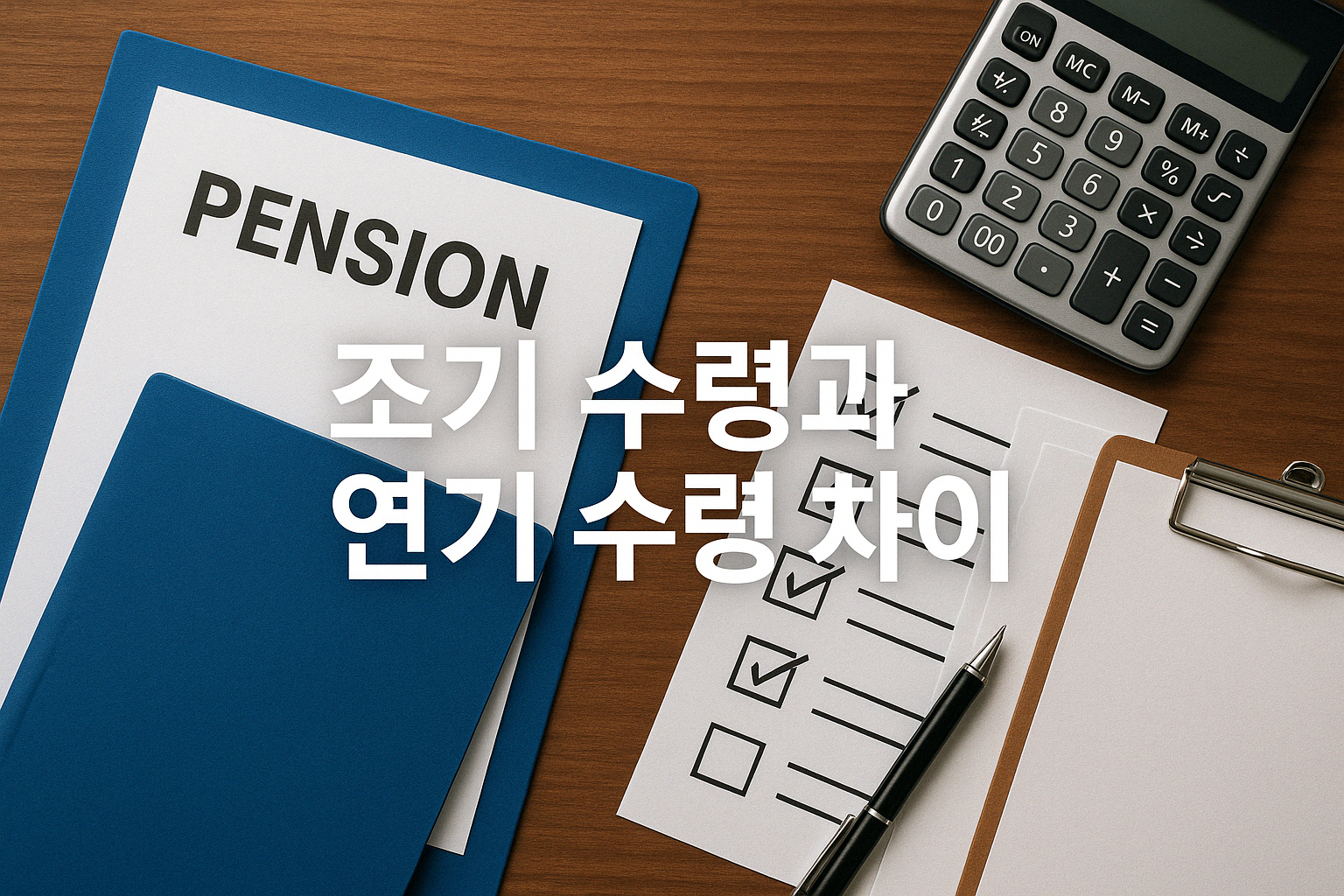조기 수령 vs 연기 수령 차이