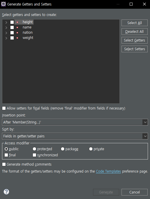 [Java_Summary] 단축키, final, static final, Singleton, Scanner, package import