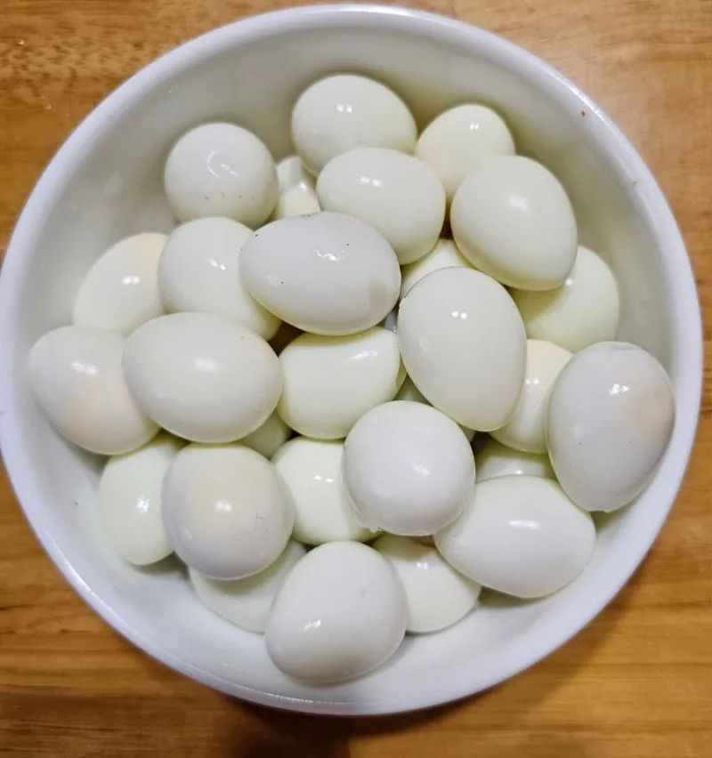 메추리알 삶기 방법 쉽게 까는 법 삶는 시간_8