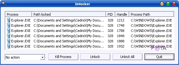 Unlocker 사용