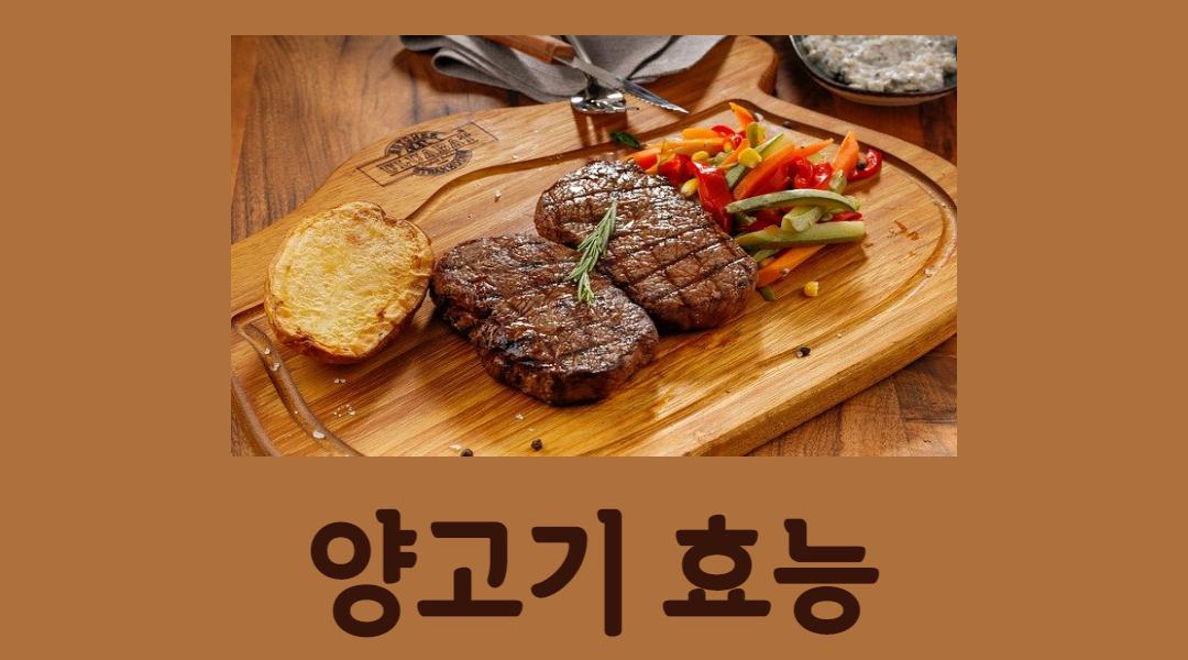  나만 모르는 양고기 효능