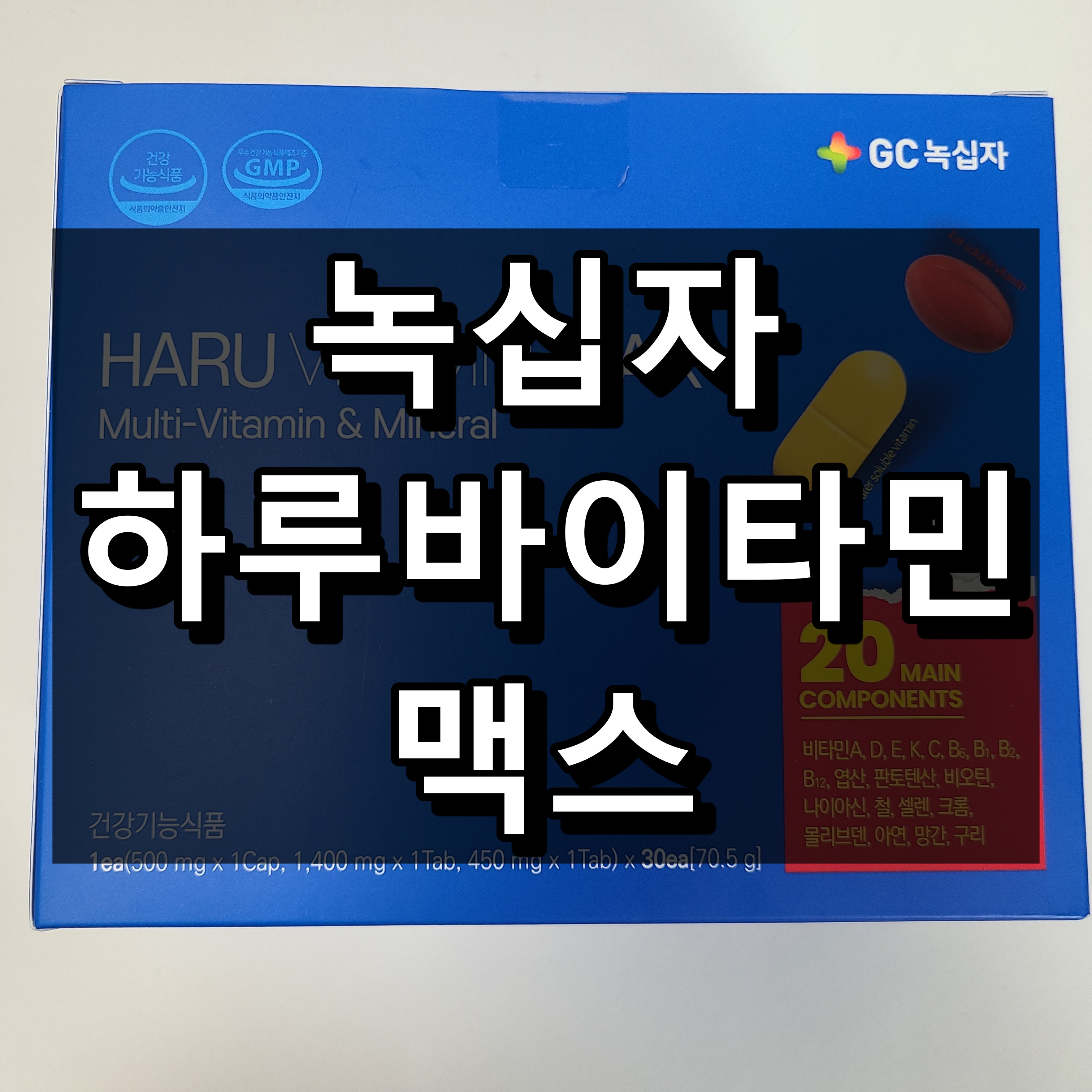  녹십자 하루 바이타민 맥스 내돈내산 1개월 복용기