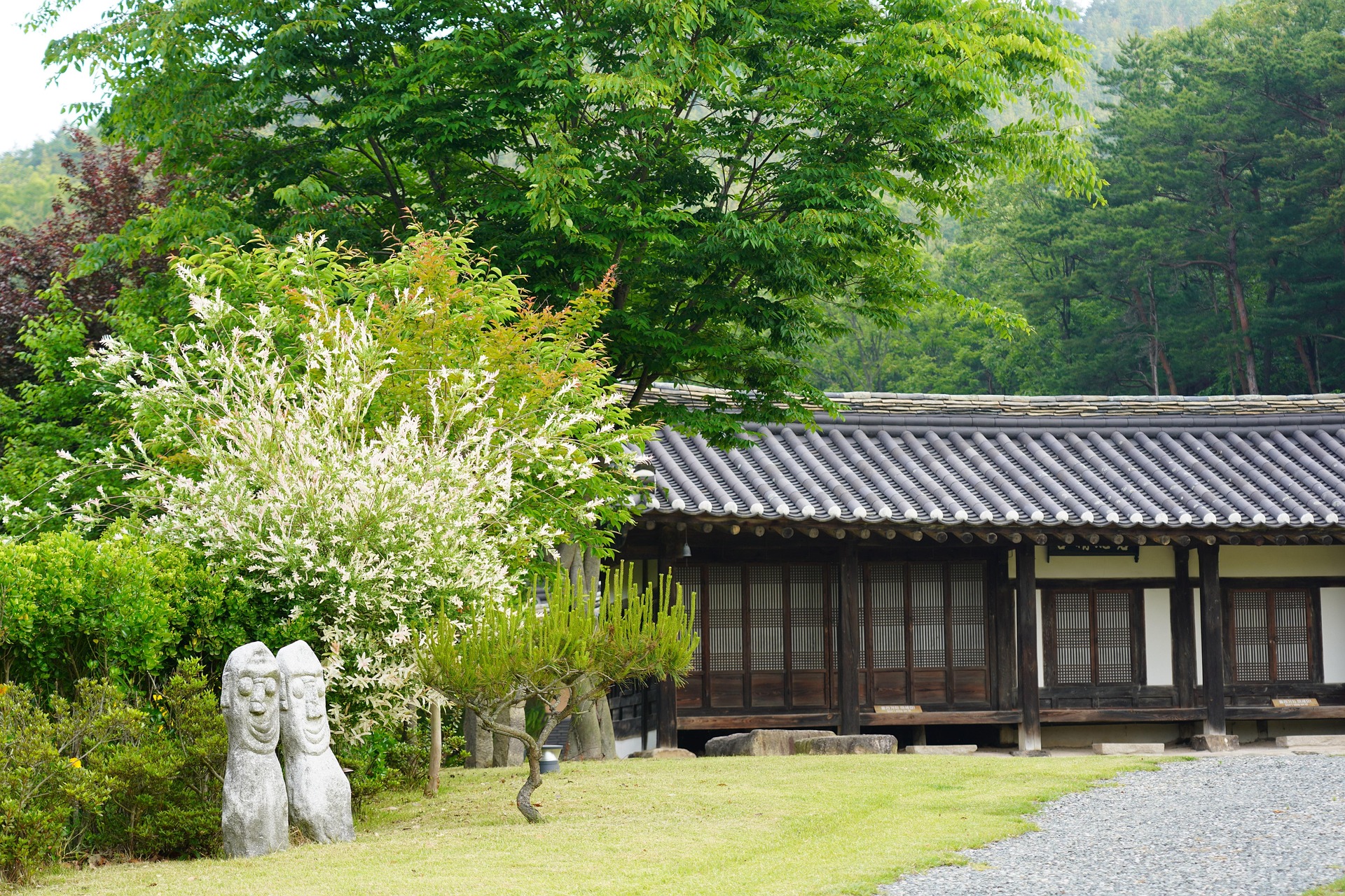 경주 양동마을 한옥 이미지