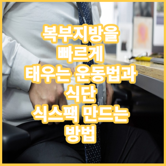  복부지방빼는법, 복부지방을 빠르게 태우는 운동법과 식단 내장지방 빼는법 복근 식스팩 만드는 비법