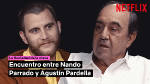 Nando Parrado 역의 Agustín Pardella.
