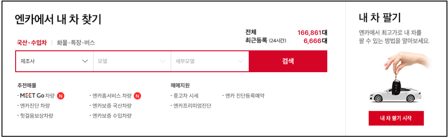 중고차 매매사이트 엔카