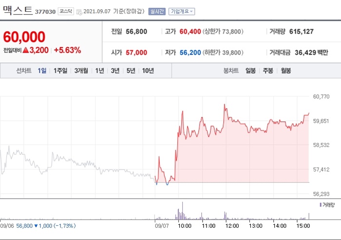 메타버스 관련주 맥스트