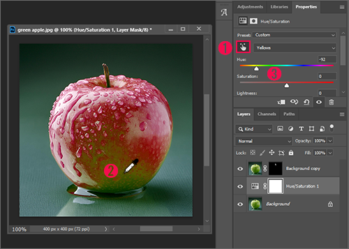 포토샵-색조-채도-조절
