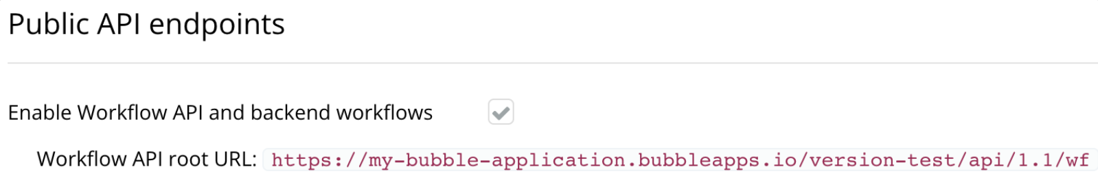 백엔드와 workflow API 활성화