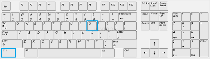 키보드-Ctrl-O-입력