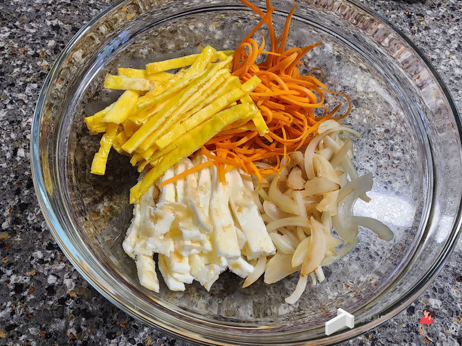 잡채 황금레시피 맛있는 잡채 양념 비율 이것만 따라하세요 6 img